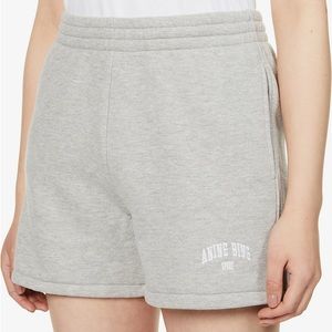 Anine Bing Evan Shorts in Grey